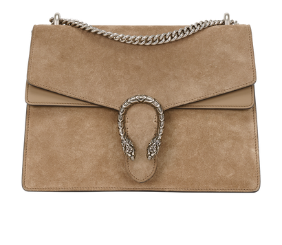 Medium Dionysus, &pound;820, Handbags, Brown, Suede, Front view